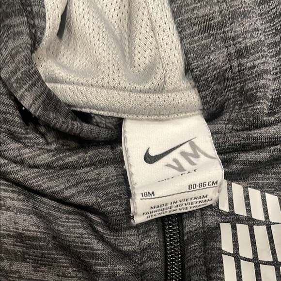 Kids Gray Dri-FIT Hoodie - Picture 3 of 4